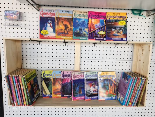 We have Goosebumps Books!!