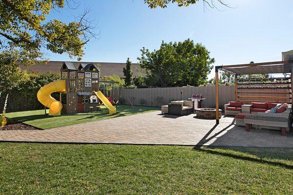 Large outdoor seating area