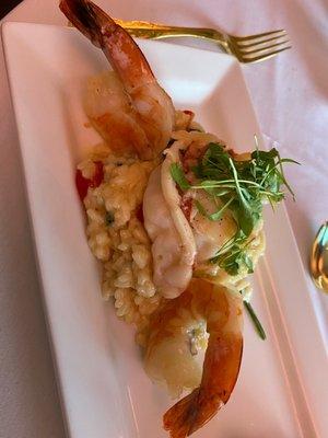 Seafood risotto