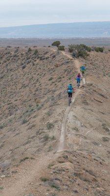 Fast, flowy and family friendly describes our trails at 18 Rd. in Fruita!