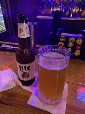 Miller Lite & Blue Moon