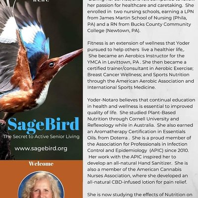 SageBird, LLC is proud to feature another guest speaker at our upcoming March 17th Company Launch. Welcome Kimberly Yoder-Notaro, RN, IPC!