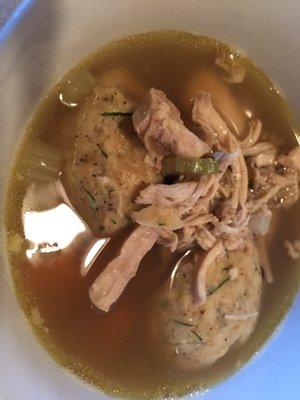 Matzah ball soup