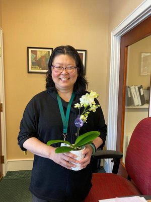 Relationship Advisor, Eve Chang, from our Acton branch received these flowers from a customer as a token of their appreciation.