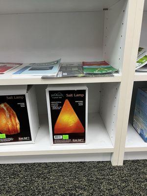 I've never seen a pyramid salt lamp! Cool!