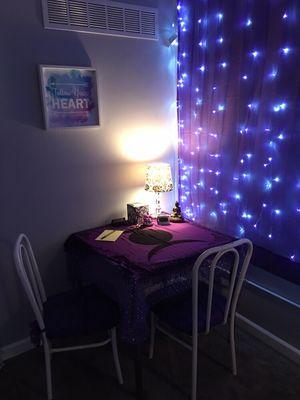 Psychic reading room