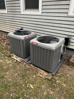 2) 3 Ton A/C replacements