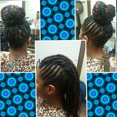 Mohawk kinky twist