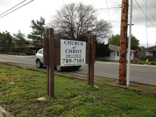 Church sign