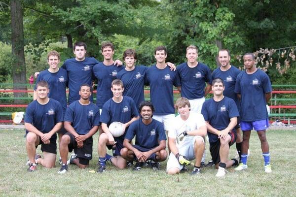 Pre-game shot before our first full-side Gaelic football match vs. Cleveland St. Pats