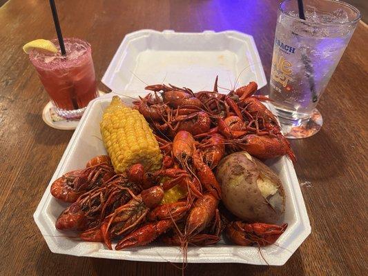 They had crawfish today.