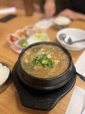 Soy bean paste soup