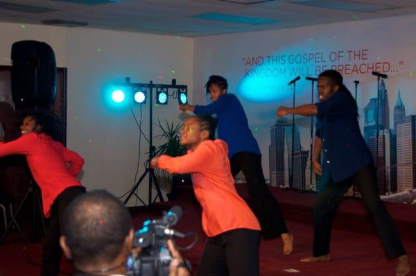 The Rock Brooklyn Dancers ministering on New Year's Eve!