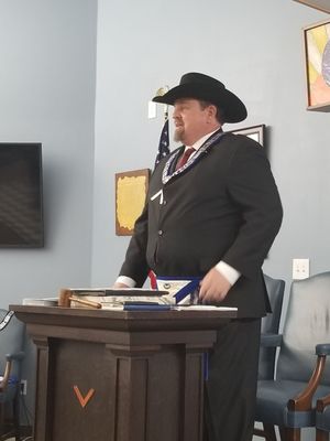 Dennis Dlabaj, 2018 - 2019 Worshipful Master