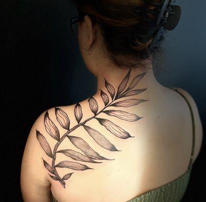 Back/neck tattoo