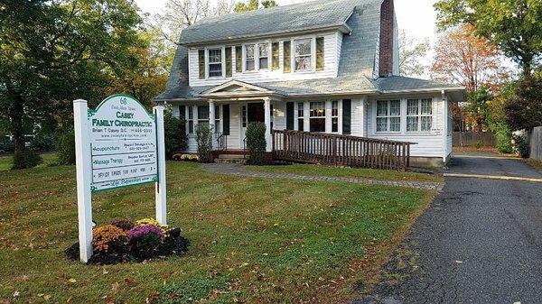 Casey Family Chiropractic is located at 68 E. Main St. right in the heart of the village of Washingtonville!