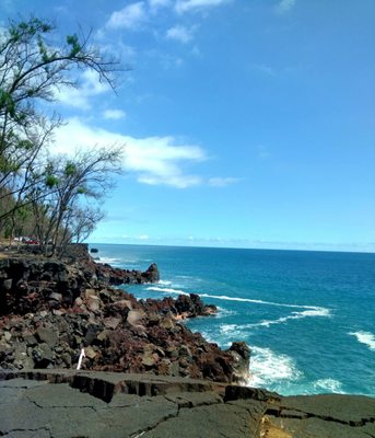 Craggy coastline