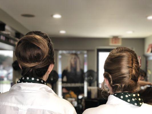 Bridesmaids updo