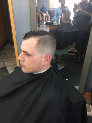 Comb over cut