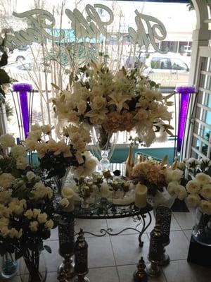 Great Gatsby wedding display