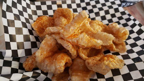 12/29/2020  made to order Porkrinds with your choice of seasonings... I picked Cajun Seasonings