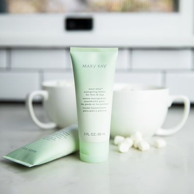 Tender care for your tender feet and legs.  Mary Kay.