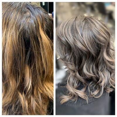 Before & after by Monique