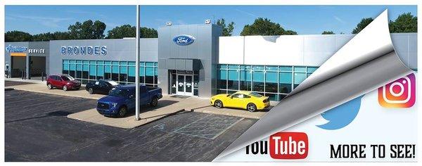 Brondes Ford Toledo. Every where on Social Media. YouTube, Twitter, Facebook and more....