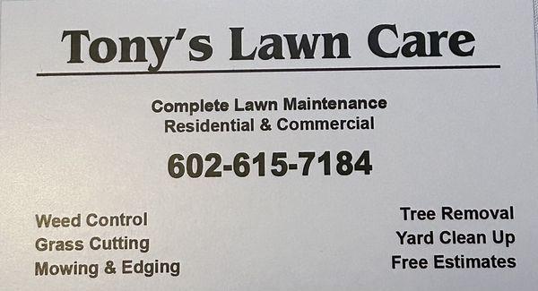 Tony's Lawn Care