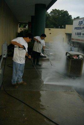 Call for a professional power washing service!