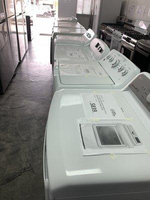 Washers and dryers