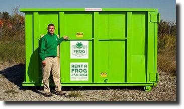 Frog Hauling Dumpster Rentals