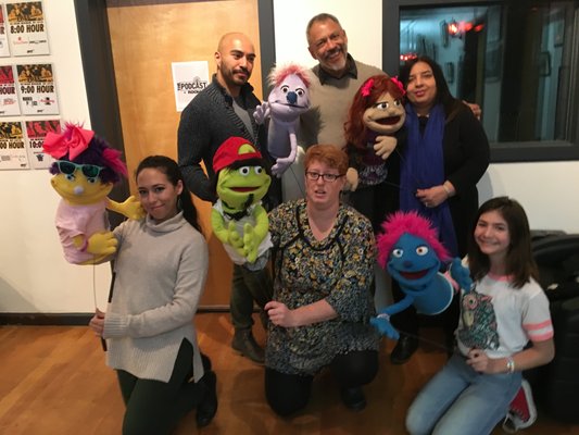 First Beginning Professional Puppet Building class and the puppets they built