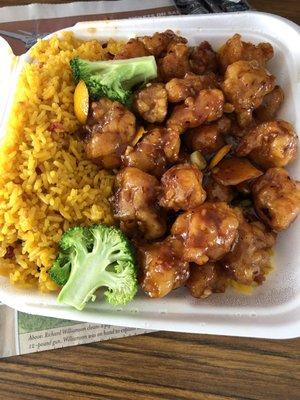 Orange chicken