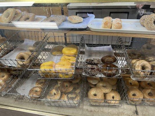 daily bagel selection