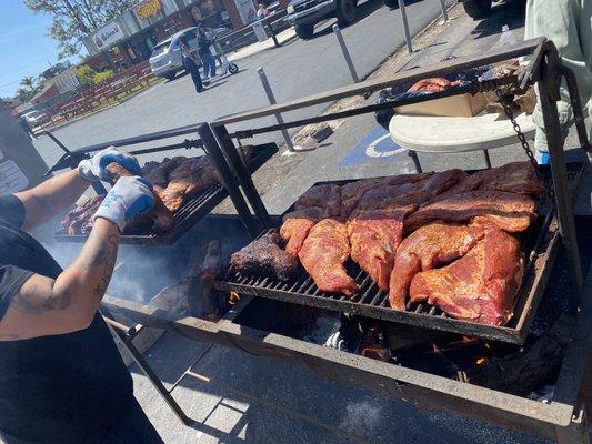 Delicious tritip Sammie's for Deltopia weekend!!