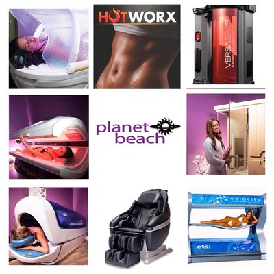 HOTWORX, Hot Cycle, Spray Tan, Red Light Collagen Therapy, Massage, UV Tanning!