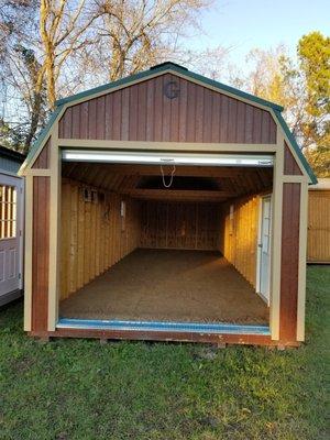 12x32 lofted barn garage