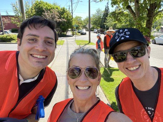 Windermere Mount Baker Community Service Day 2024. Keeping the streets clean!