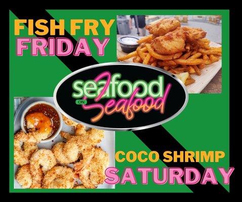 Fish Fry Friday and Seafood Saturdays return to Za Spot Pizza all Spring long!