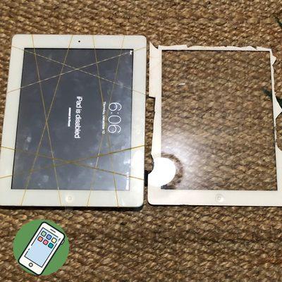 iPad digitizer replacement.