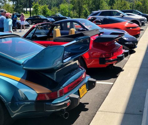 Porsche Turbos lines up at Intersport Performance in Ashburn VA