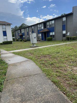 Court yard/ exterior of apartments