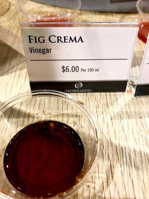 Fig Crema Vinegar (sweet/full-bodied)