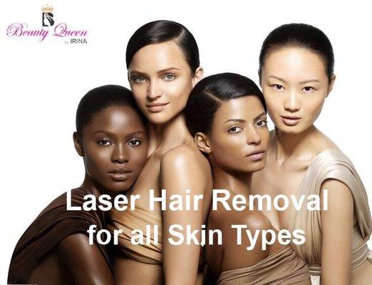 Laser hair removal for all skin types brooklyn queens Manhattan