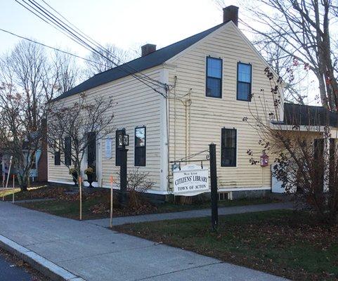 West Acton Citizens' Library (circa 1883) in the heart of West Acton Village