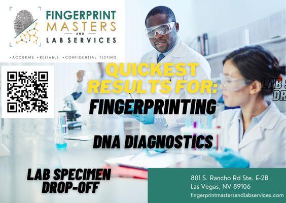 Fingerprint Masters and Lab Services