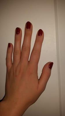 Gel manicure after 2 weeks... no chipping or peeling!