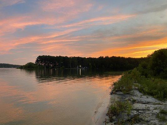 Lake sunset