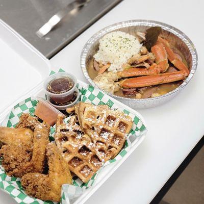 Chicken Wingz N Waffles & Ultimate Seafood Gumbo